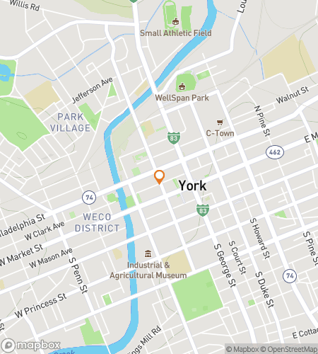 Kartan kaupunkiseikkailukävelykierrokselle Eccentric Expeditioniin Yorkissa