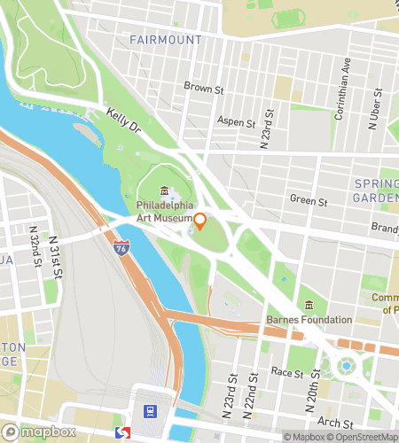 Map of scavenger hunt walking tour for Museum District Masterpieces Scavenger Hunt