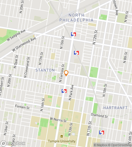 Map of scavenger hunt walking tour for The Wonderful World of Phillys Wildlife