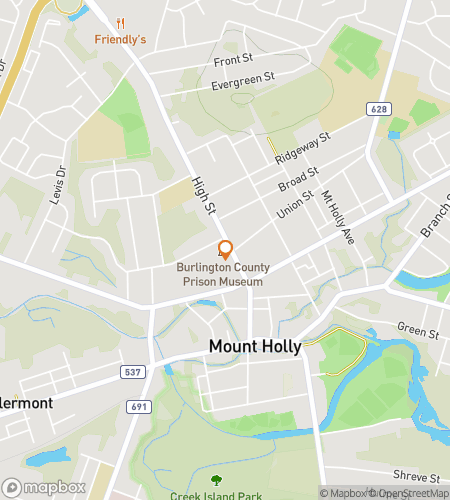 Mapa prohlídky s hledačkou pokladů pro Mount Hollys Downtown Delight