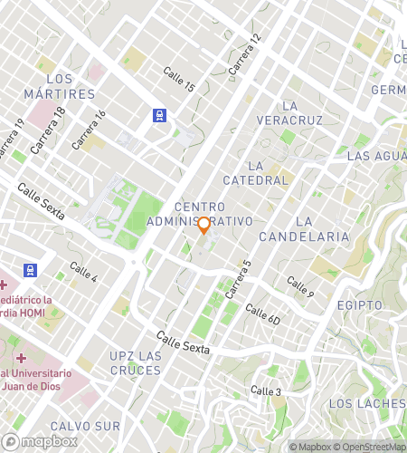 Mapa procházkového okruhu pro honbu za pokladem Boo-gotá Nights: Stíny města