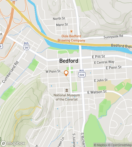 Kartta aarteenetsint&auml;k&auml;velykierrokselle nimelt&auml; Making the Bed&lpar;ford&rpar;