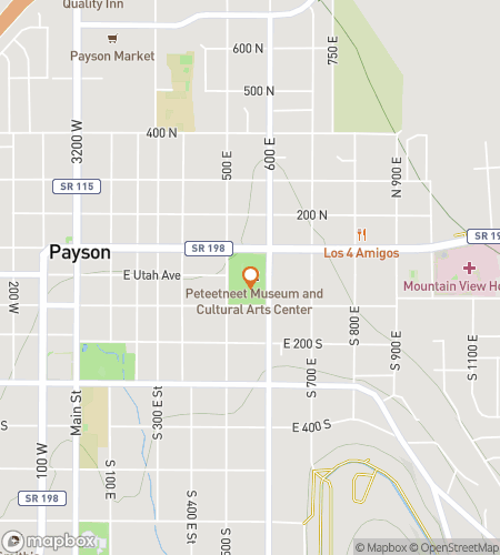 Kartta Paysonin Puzzling Pursuit -kierroksen scavenger hunt -kävelykierroksesta