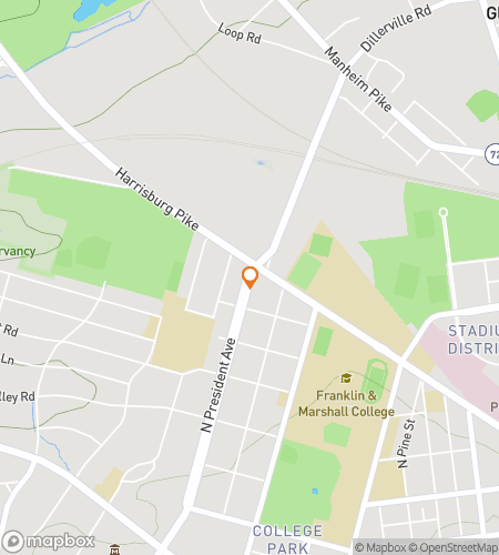 Kaart van de speurtocht wandeltocht voor The Diplomatic Dash