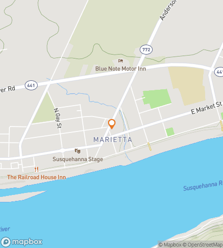 Hartă tur de oraș tip scavenger hunt pentru Mariettas Marvelous Downtown Treasure