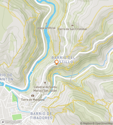 Carte de la visite guidée à pied pour la chasse au trésor Cathedral-to-Plaza Mayor Code Crawl