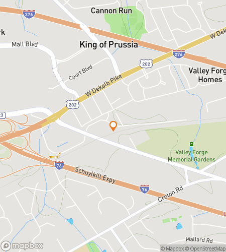 Kartan aarteenetsintäkävelykierros Royal Walk: King of Prussia