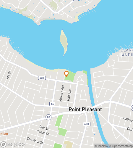 Map of scavenger hunt walking tour for Point Me to the Fun: The Boardwalk Pleasant Chase