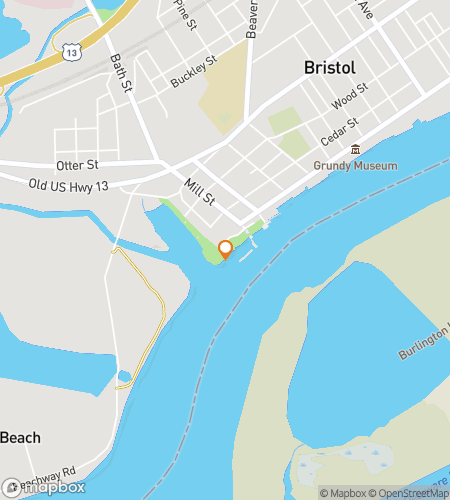 Map of scavenger hunt walking tour for Bristling for a Hunt!