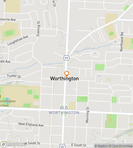 Map of scavenger hunt walking tour for Worthington Wonders&colon; Seek&comma; Snap&comma; Solve