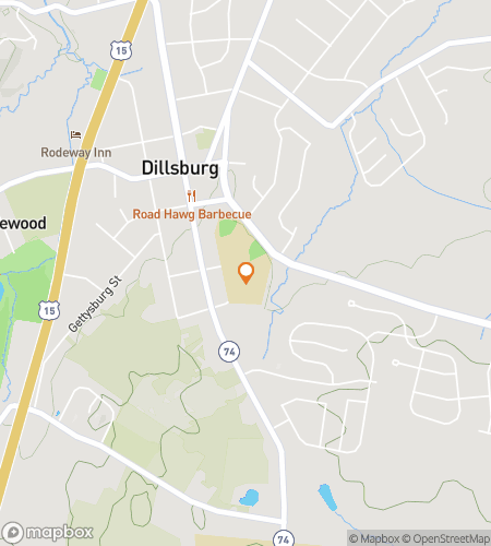 แผนที่เส้นทางเดินสำรวจ Dillsburg Scavenger Hunt