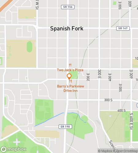 Hartă tur de plimbare cu vânătoare de comori pentru Vânătoarea de Comori din Spanish Fork