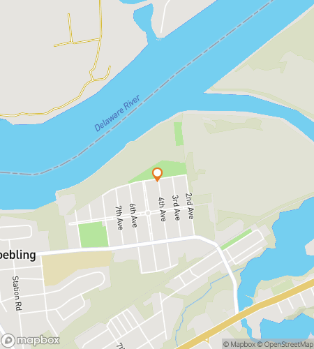 Map of scavenger hunt walking tour for Roebling Romp & Riddles