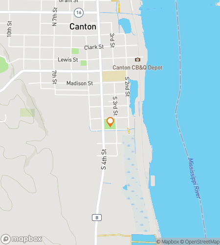 Map of scavenger hunt walking tour for Claws & Clues: A Culver-Stockton College Hunt