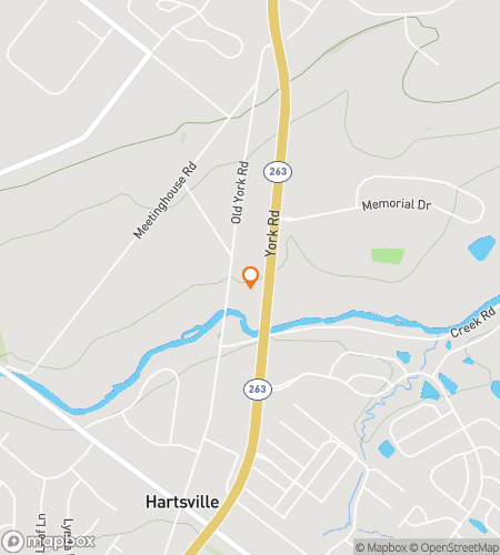 Map of scavenger hunt walking tour for Peace, Love, and War-Missions! The Historic Warminster Hunt