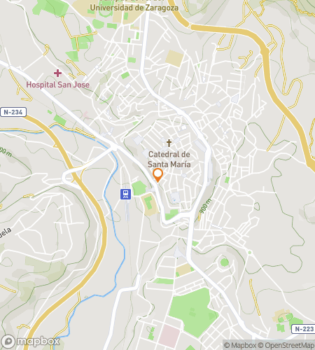 Map of scavenger hunt walking tour for Clue-riel Love: The Teruel Treasure Hunt