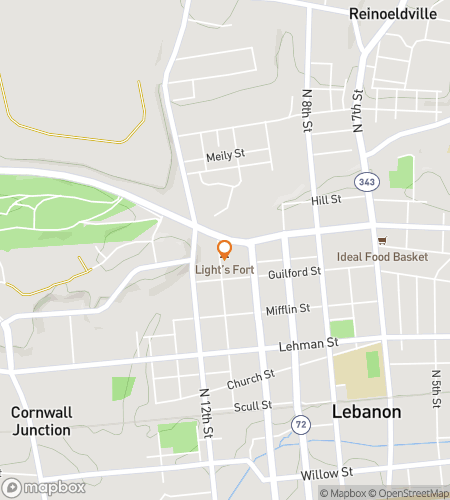 Map of scavenger hunt walking tour for All Together Now&colon; Exploring Lebanon