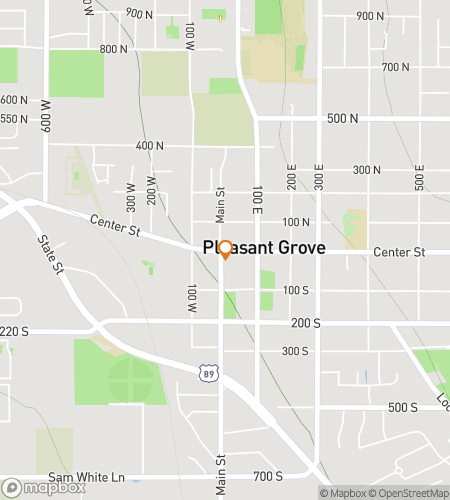 Hartă tur pe jos cu vânătoare de comori pentru „Pleasant Surprise” din Pleasant Grove