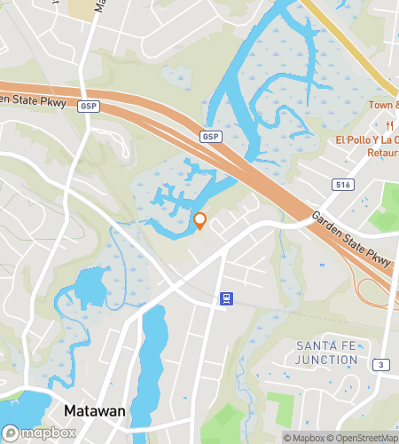 Harta turului pietonal de v&acirc;n&abreve;toare de comori pentru The Anchor & Arches&colon; O Curs&abreve; prin Istoria Matawanului