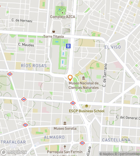 Map of scavenger hunt walking tour for Chamberí‘s Charming Chase