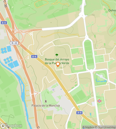 Map of scavenger hunt walking tour for The Complutense Quest