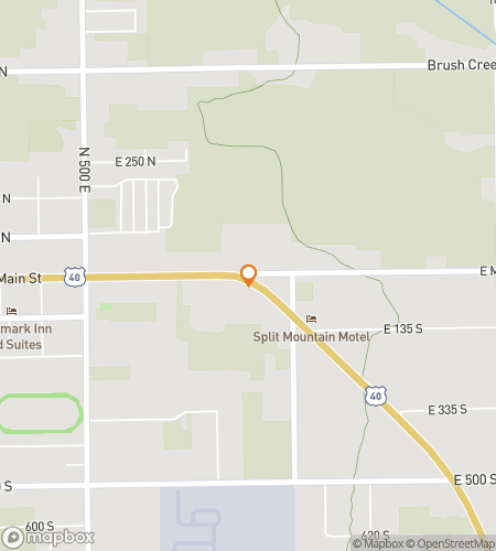 Hartă tur pietonal de vânătoare de comori pentru Dino-Mite Adventure în Vernal