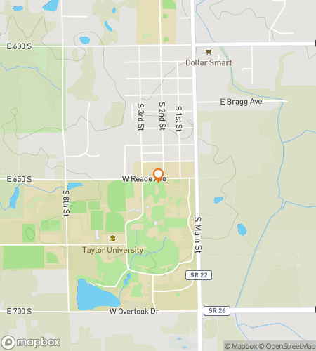 Карта пешеходного квеста «Гордость Тейлора: Погоня за кампусом»