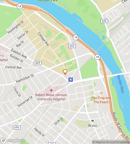 Map of scavenger hunt walking tour for Highland Park Hide-and-Seek Adventure