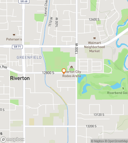 Map of scavenger hunt walking tour for Riverton Clueventure: Downtown Edition