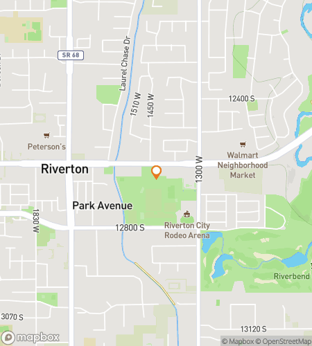 Map of scavenger hunt walking tour for Dome to Courts: The Riverton City Park Hunt