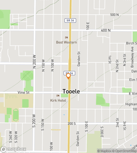 Map of scavenger hunt walking tour for Tooele&colon; Two-Much to Handle