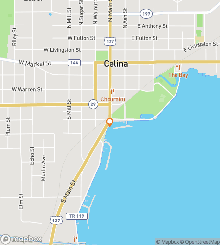 Map of scavenger hunt walking tour for  Celina scavenger hunt