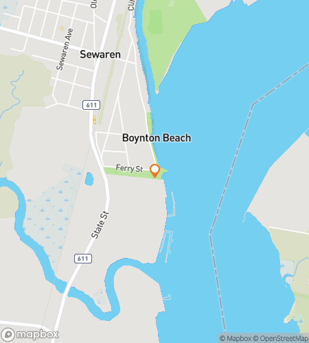 Map of scavenger hunt walking tour for Sewaren's Downtown Delight Hunt