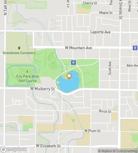 Hartă tur de vânătoare de comori pe jos pentru Lakeside Legends: The City Park Scavenger Hunt