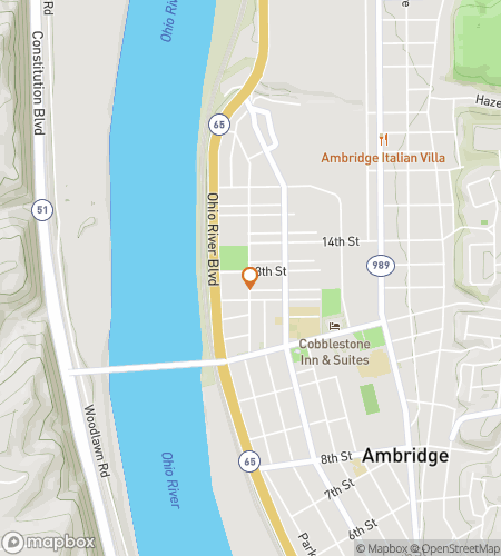 Map of scavenger hunt walking tour for Ambridge Amble Adventure Hunt