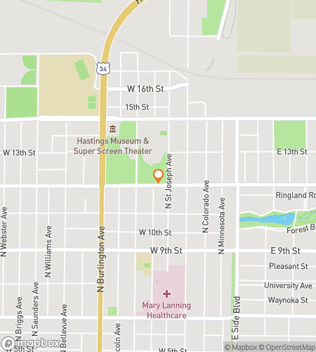 Kartta scavenger hunt -kävelykierrokselle Hastingsin keskustan aarteenetsintään