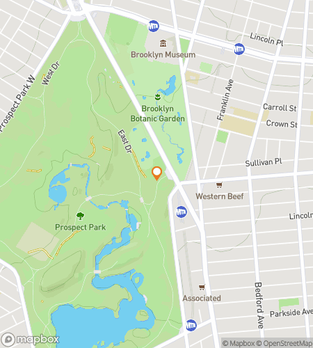 Mapa do tour a p&eacute; de ca&ccedil;a ao tesouro para o 'Puzzling Pursuit' do Prospect Park