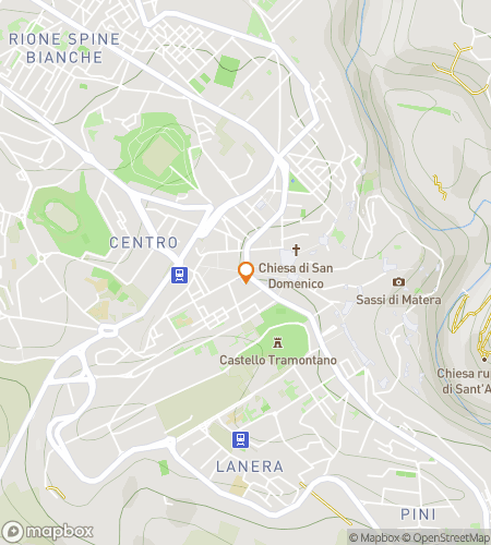 Map of scavenger hunt walking tour for Caves & Chronicles: Discovering Matera