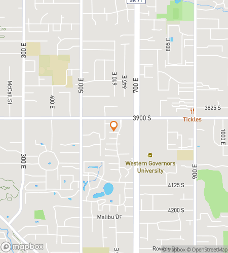 Map of scavenger hunt walking tour for Owl the Way Around WGU