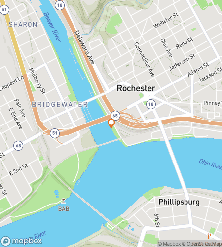 Map of scavenger hunt walking tour for Rochester Riddles & Revelry Hunt