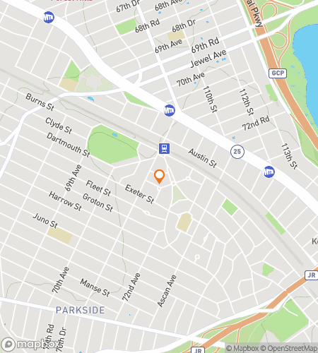 Map of scavenger hunt walking tour for Friendly Neighborhood Scavenger Hunt