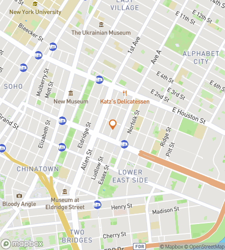 न्यूयॉर्क शहर सीन बार क्रॉल के लिए स्कैवेंजर हंट वॉकिंग टूर का नक्शा