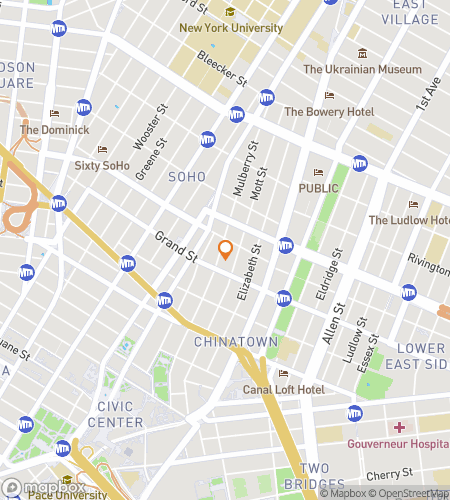 Map of scavenger hunt walking tour for Tag, You're Art!