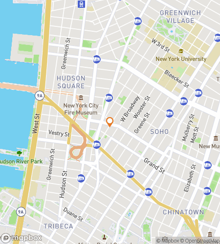 टैग, यू आर आर्ट! के लिए स्कैवेंजर हंट वॉकिंग टूर का नक्शा