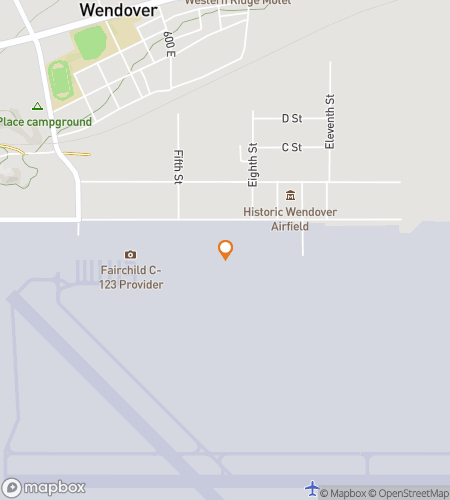 Map of scavenger hunt walking tour for Wendover‘s Wacky Wonders Hunt