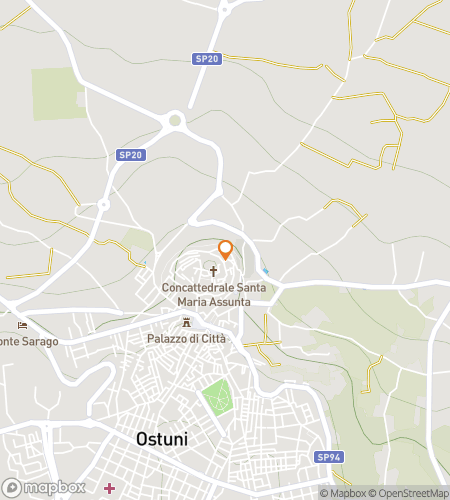 Mapa spaceru z poszukiwaniem skarb&oacute;w po Ostuni&quest;