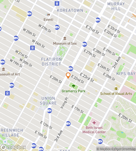 Map of scavenger hunt walking tour for The Flatiron Files: Unlock the Districts Best-Kept Secrets