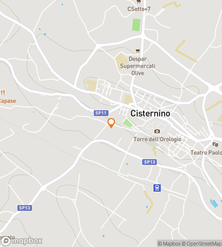 Mapa wycieczki z poszukiwaniem skarb&oacute;w "White Lanes & Warm Flames&colon; The Fornelli Quest"