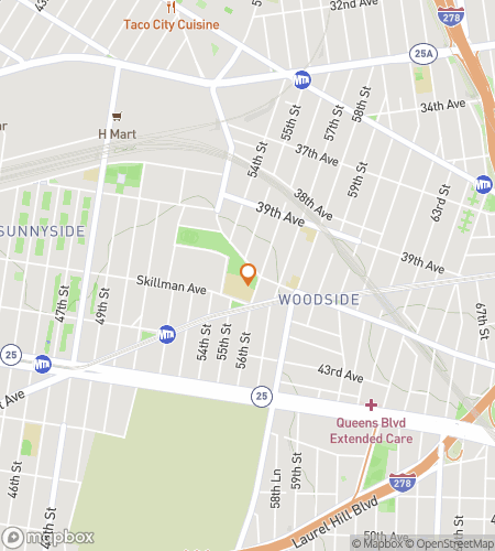 Map of scavenger hunt walking tour for Woodside Wanderlust Scavenger Hunt