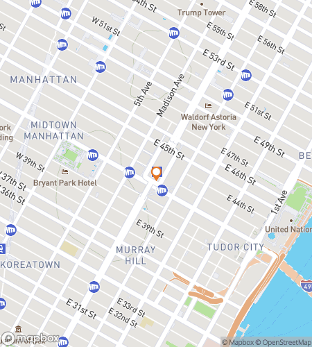 Map of scavenger hunt walking tour for The Gossip Girl Grand Tour